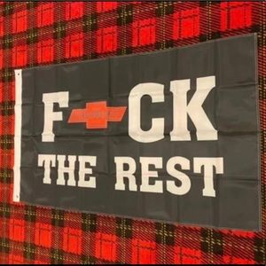 Brand new Chevrolet banner flag